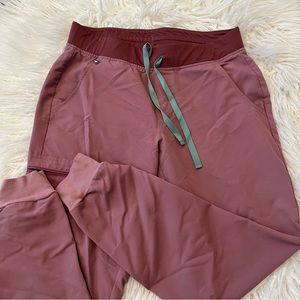 Figs Mauve Jogger Scrub Pants